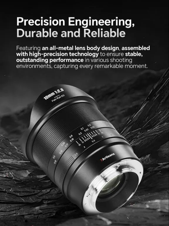  7Artisans 10mm f/2,8 Mark II laajakulma Leica L -kameroille