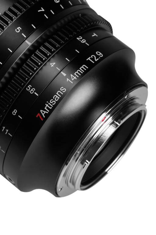  7Artisans 14mm T2,9 Spectrum Cinema -objektiivi Canon RF (täyskenno)