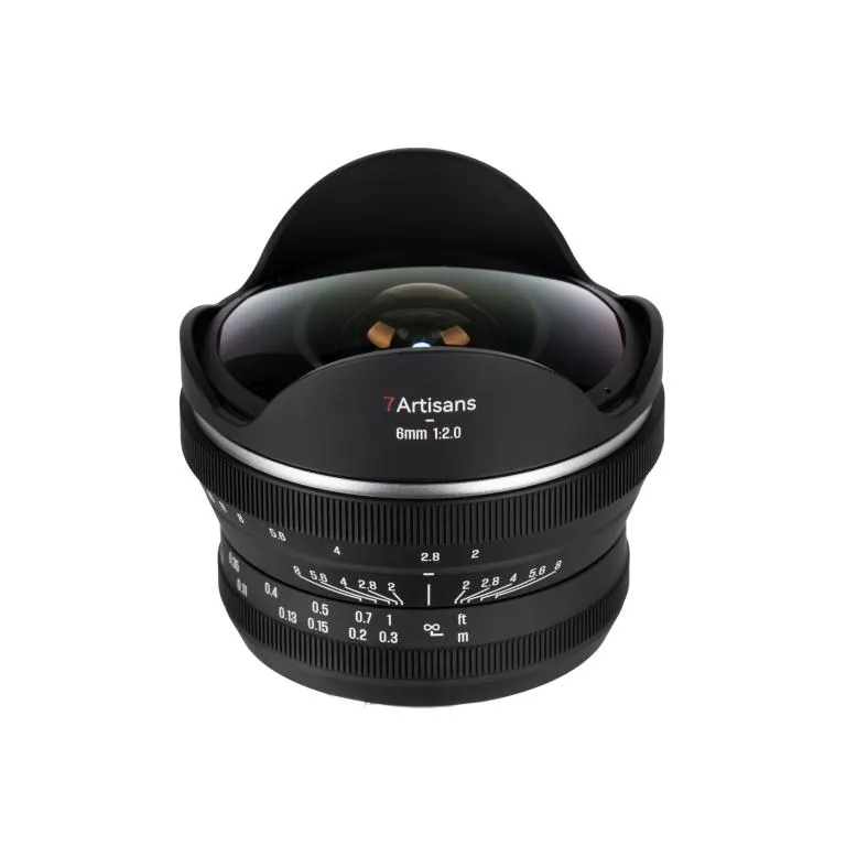  7Artisans 6mm f/2.0 Fisheye för Micro 4/3