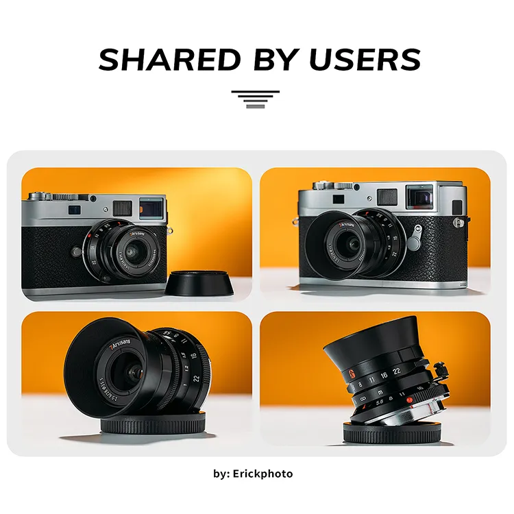  7Artisans 28mm f/5,6 objektiivi Leica M -kameroille