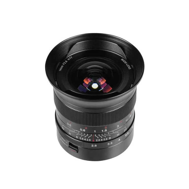  7Artisans 14mm f/2,8 Nikon Z -täyskennoisille kameroille