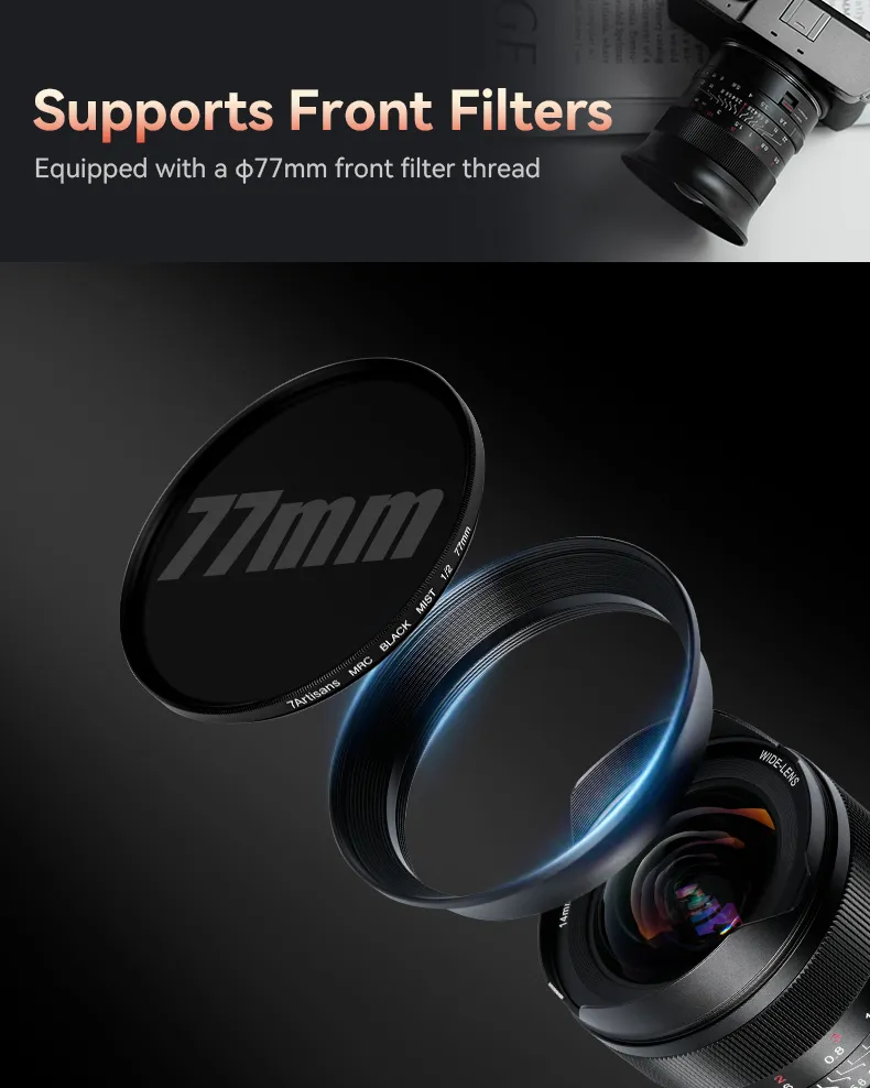  7Artisans 14mm f/2,8 Nikon Z -täyskennoisille kameroille