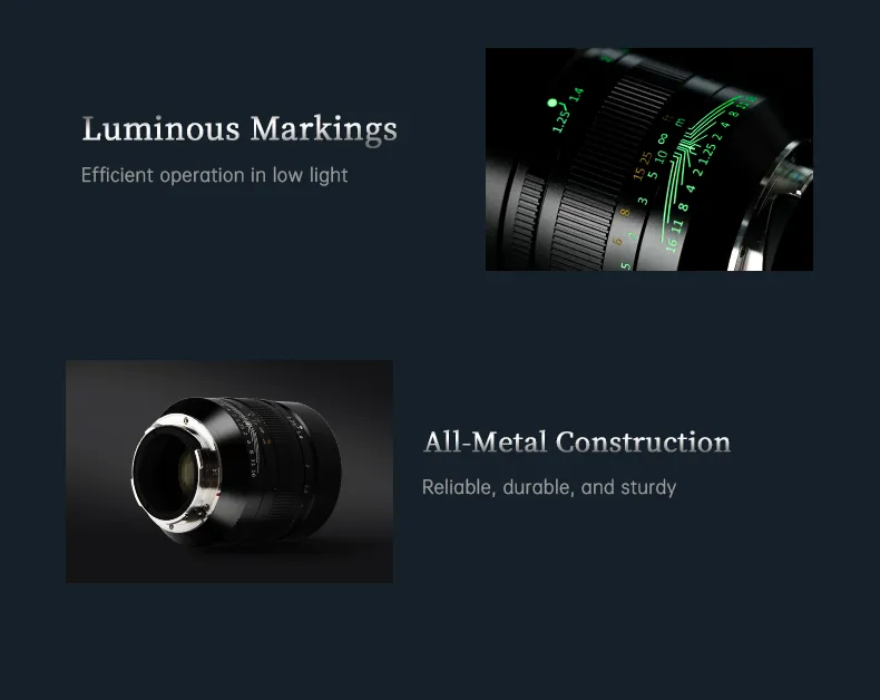 7Artisans 75mm f/1,25 II Leica M -kameralle Kamda – nopea toimitus ja turvallinen verkkokauppa