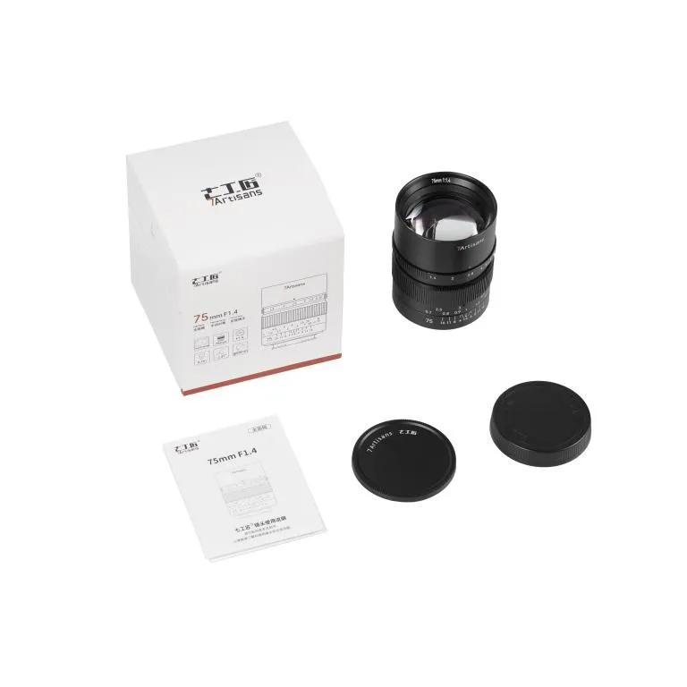  7Artisans 75mm f/1.4 Nikon Z – täyden kennokoon objektiivi