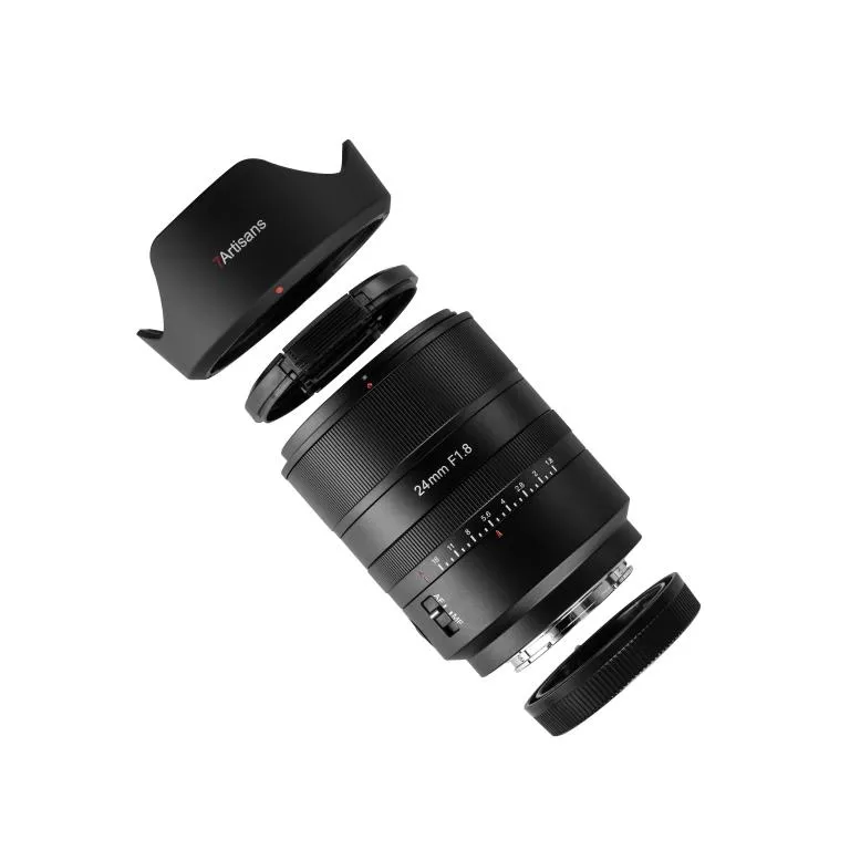  7Artisans AF 24mm f/1,8 Nikon Z -täyskennoisille kameroille