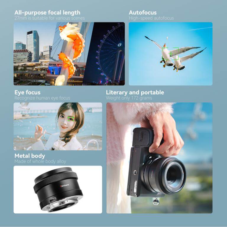  7Artisans AF 27mm f/2,8 för Sony E (APS-C)