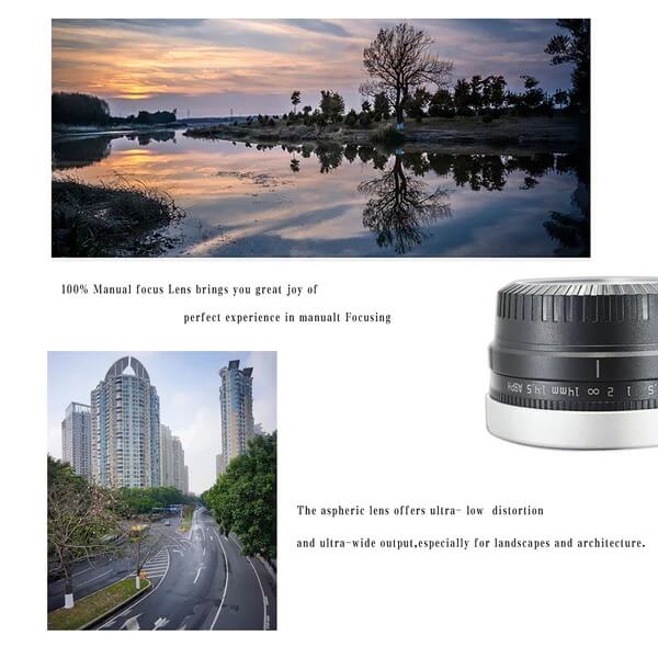  AstrHori 14mm f/4,5 Vidvinkel för Micro 4/3