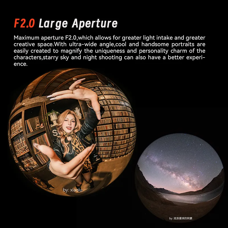  AstrHori 6,5mm f/2 Fisheye för Sony E (APS-C)