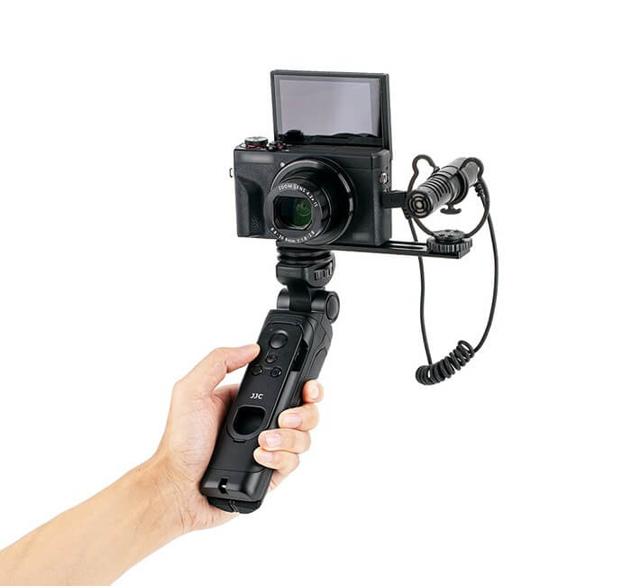  JJC Kombinerat handgrepp & Bluetooth fjärrkontroll för Canon ersätter BR-E1