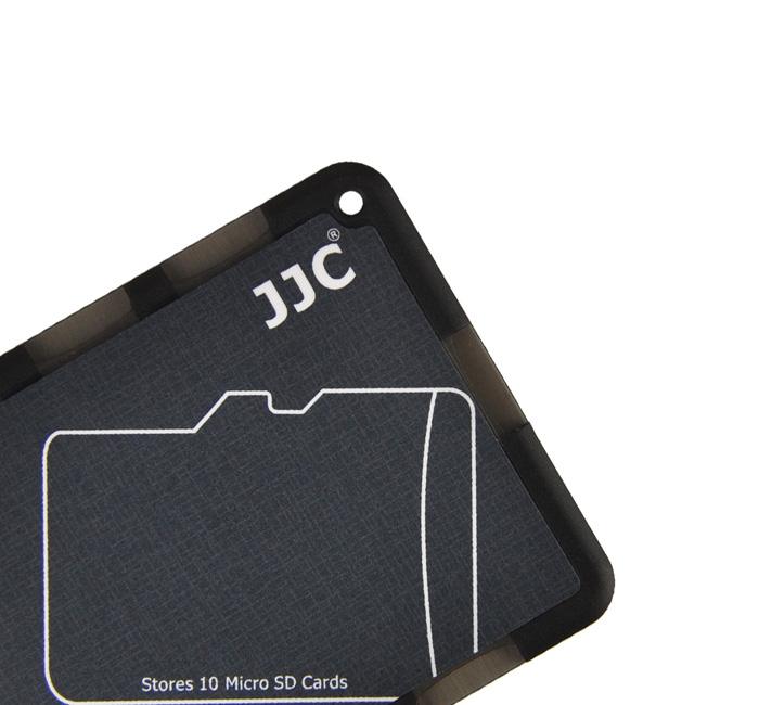  JJC Minneskorthållare svart för 10xMSD kreditkortformat