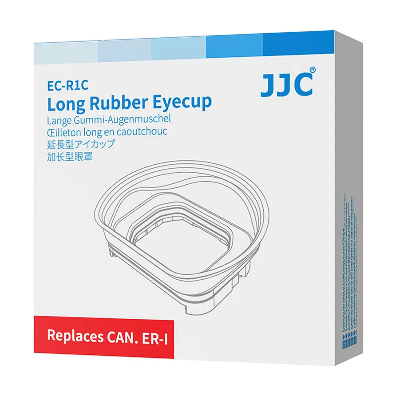  JJC Ögonmussla lång för Canon EOS R1 ersätter ER-I