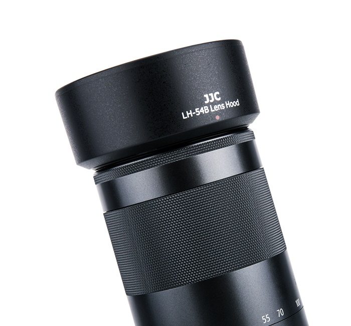  JJC Motljusskydd för Canon EF-M 55-200mm f/4.5-6.3 IS STM motsvarar ET-54B