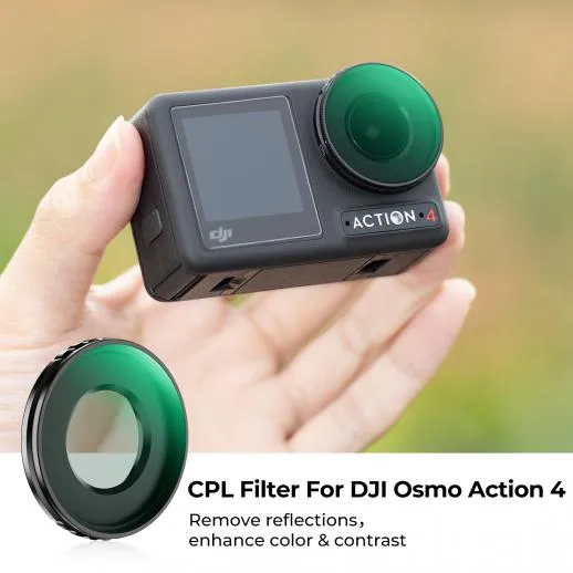  K&F Concept CPL-filter för DJI Osmo Action 4/ 5 Pro