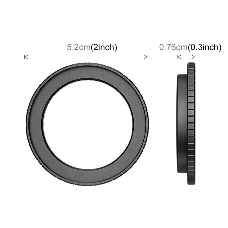  Puluz alumiininen suodatinpidike DJI Osmo Action 6 -kameraan – 49 mm Kamda – nopea toimitus ja turvallinen verkkokauppa