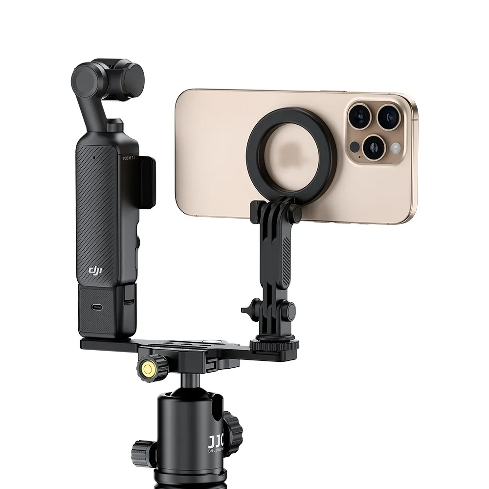  JJC HG-CS1 magneettikiinnike ja cold shoe -jatke DJI Osmo Pocket 3:lle Kamda – nopea toimitus ja turvallinen verkkokauppa