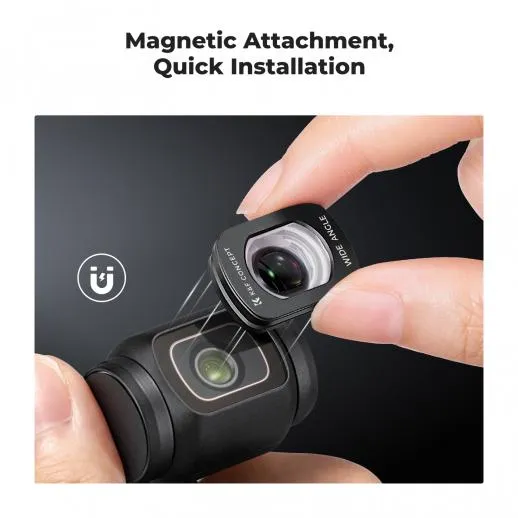  K&F Concept laajakulmaobjektiivi ja näytönsuoja DJI Osmo Pocket 3:lle Kamda – nopea toimitus ja turvallinen verkkokauppa
