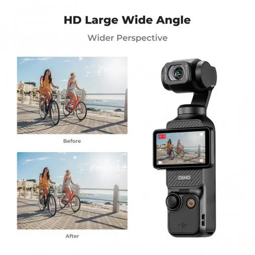  K&F Concept laajakulmaobjektiivi ja näytönsuoja DJI Osmo Pocket 3:lle Kamda – nopea toimitus ja turvallinen verkkokauppa