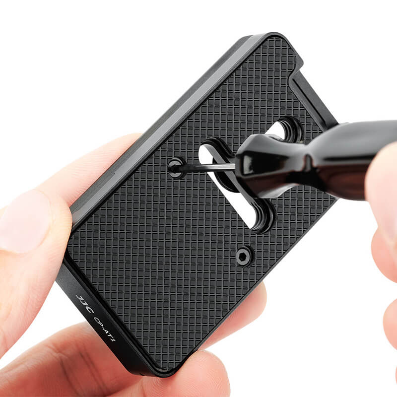  JJC CP-AT1 Snabbplatta med fack för AirTag Arca Swiss