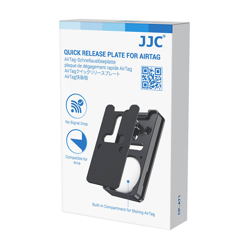  JJC CP-AT1 Snabbplatta med fack för AirTag Arca Swiss