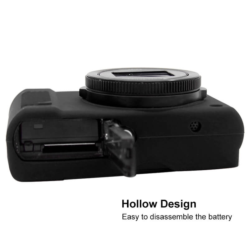  Puluz Mjukt skyddsfodral för Panasonic Lumix LX10 silikon