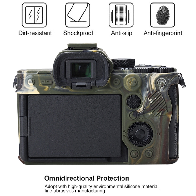  Silikonfodral för Sony A7 IV Kamouflage
