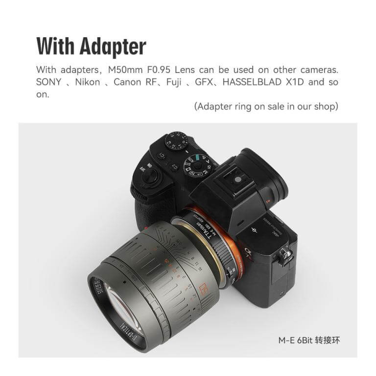  TTArtisan 50mm f/0,95 objektiivi Leica M -kameroille