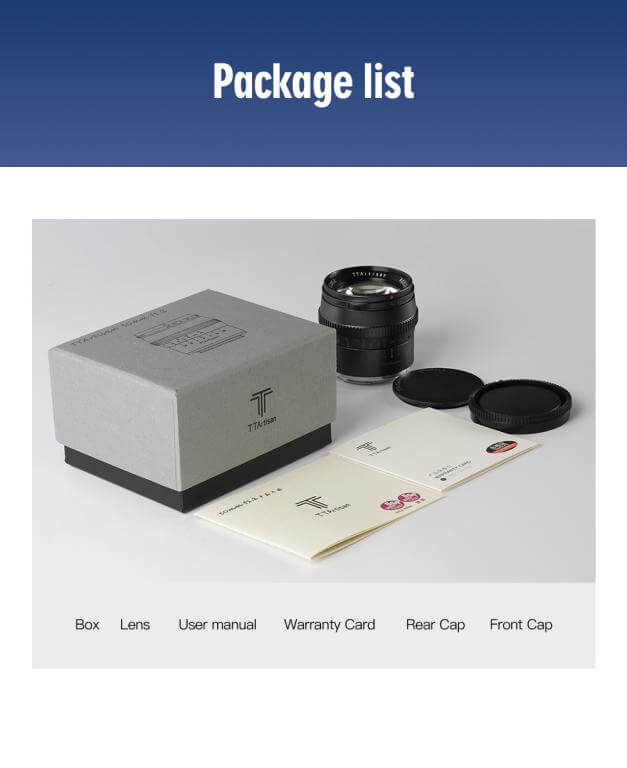  TTArtisan 50mm f/1,2 objektiivi Canon M -kameralle(APS-C)