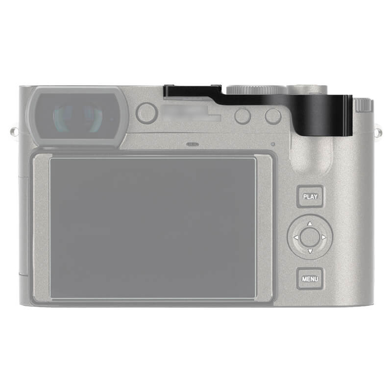  JJC ergonomiskt tumgrepp för Leica Q4/Q3/Q2 – Svart