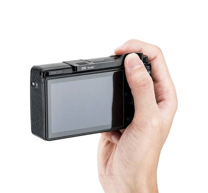  JJC peukalotuki Ricoh GR III / GR IIIx -kameroille