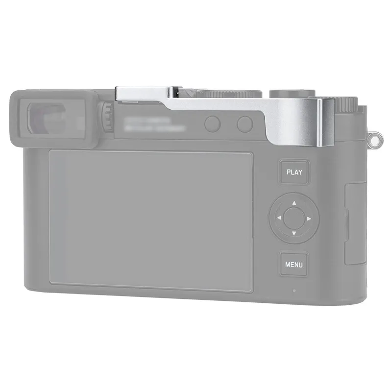  JJC Tumgrepp silver för Leica D-Lux 8 – Stabilt och bekvämt grepp