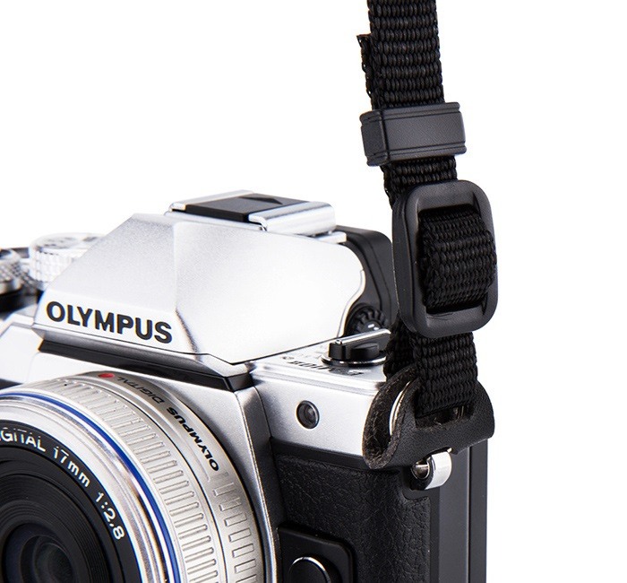  JJC NS-M1 Kamerarem i neopren – bekväm för nacken (grå) med 2 bandöglor