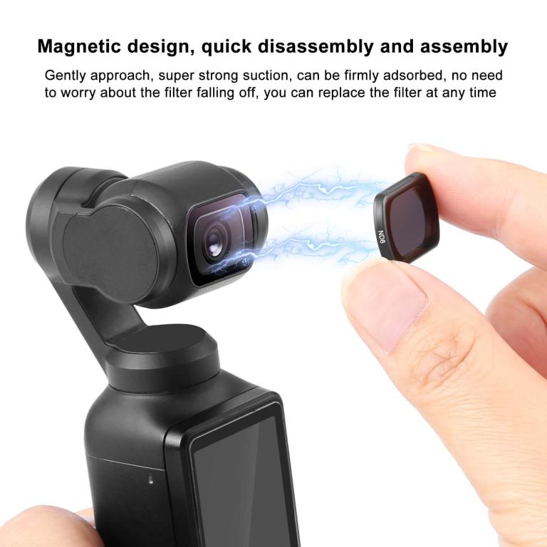  Puluz magneettinen ND8-suodin DJI Osmo Pocket 3:lle Kamda – nopea toimitus ja turvallinen verkkokauppa