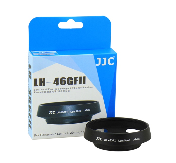  JJC vastavalosuoja Panasonic Lumix G 14 mm & 20 mm (LH-46GFII)