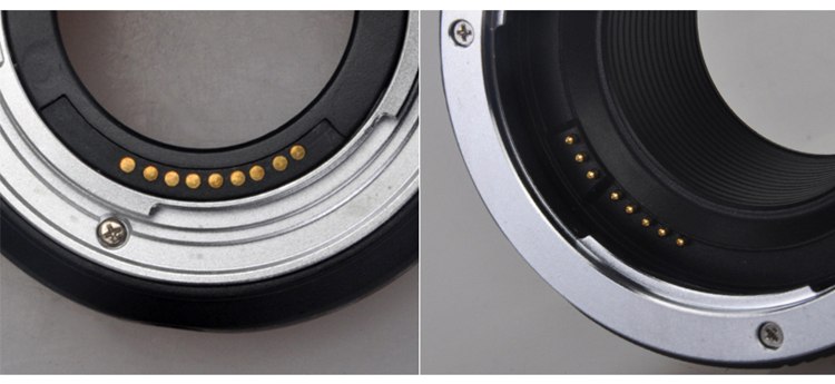  Commlite objektivadapter elektronisk till Canon EF för Canon M Kamerahus