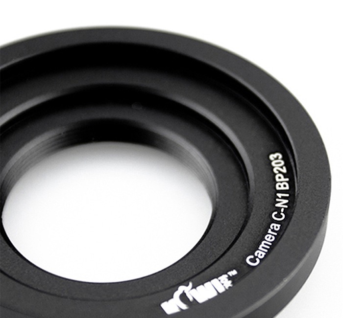  Kiwifotos Objektivadapter till C-Fäste för Nikon 1 kamerahus