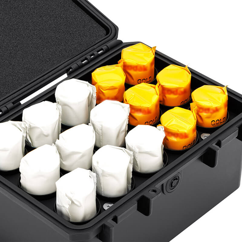  JJC JBC-15x120 Förvaringslåda för 15 rullar 120-film inklusive filmburkar