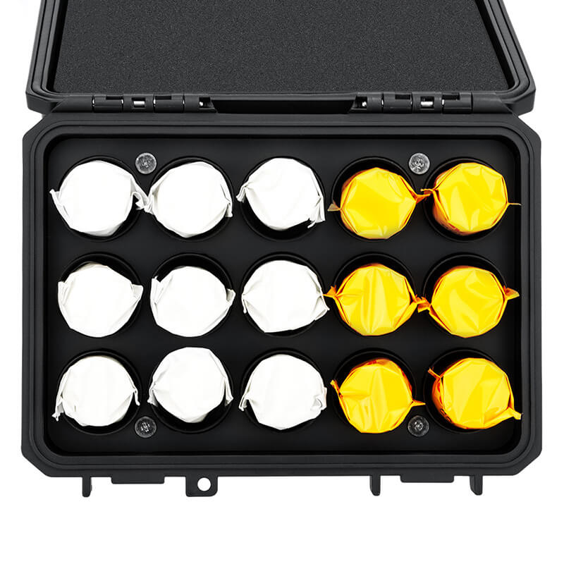  JJC JBC-15x120 Förvaringslåda för 15 rullar 120-film inklusive filmburkar