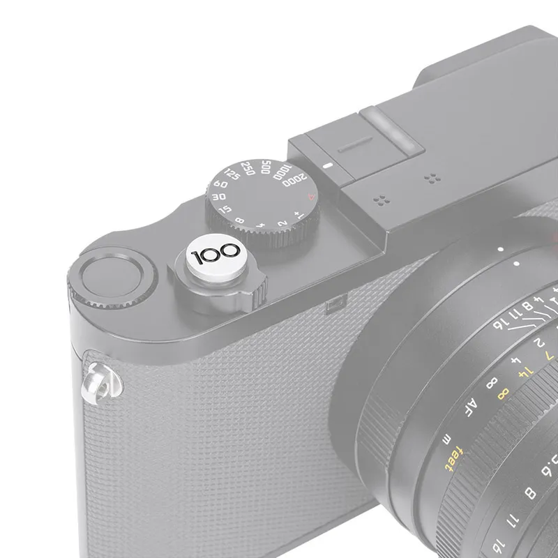  JJC SRB-L100 Avtryckarknapp - Silver med 100-logga