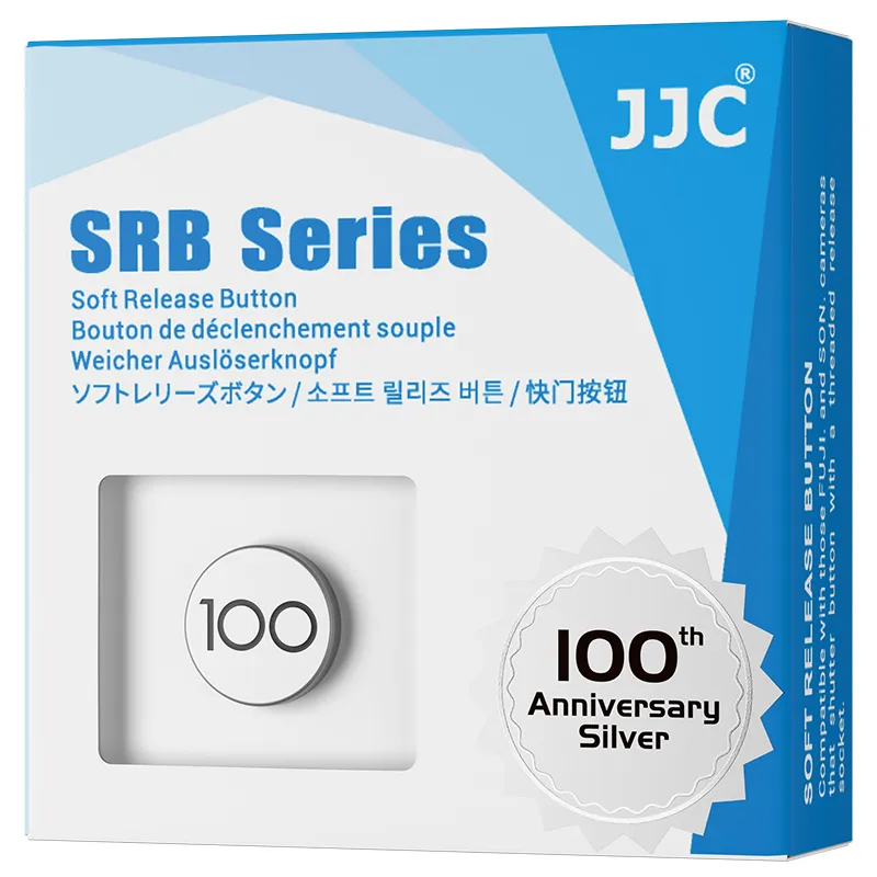  JJC SRB-L100 Avtryckarknapp - Silver med 100-logga