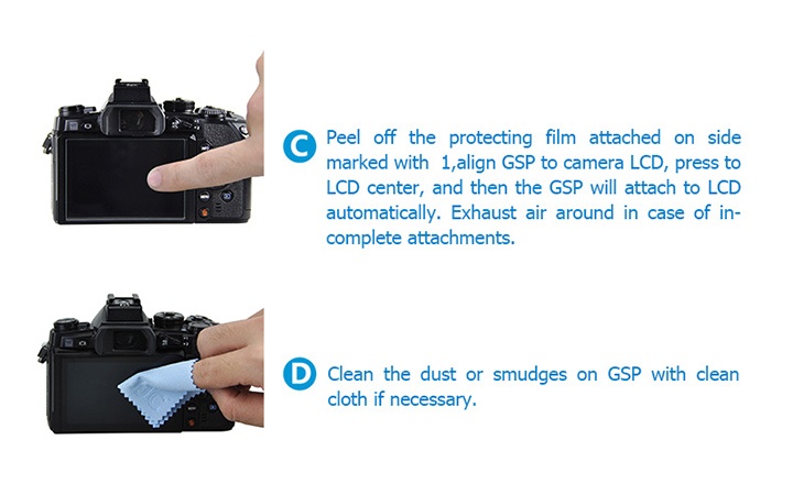  JJC Skärmskydd för Nikon D7500 optiskt glas 9H