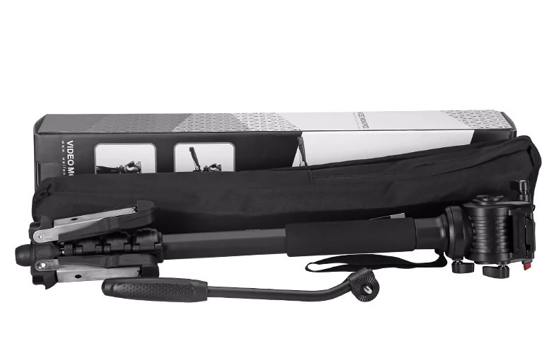  Weifeng Enbensstativ med videohuvud & fötter 145cm 5kg