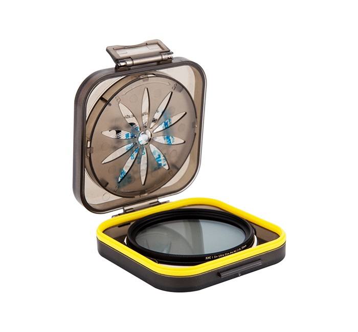  JJC kosteussuojattu suodatinkotelo 37–55 mm kameransuodattimille