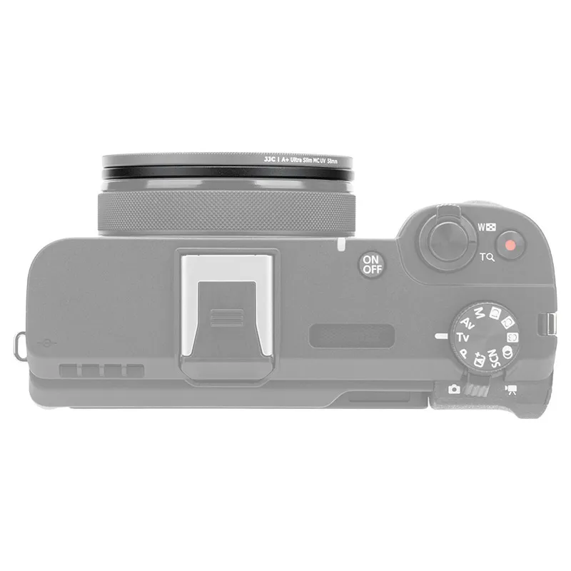  JJC 2-in-1 58 mm suodatinadapteri ja objektiivikansi Canon PowerShot V1