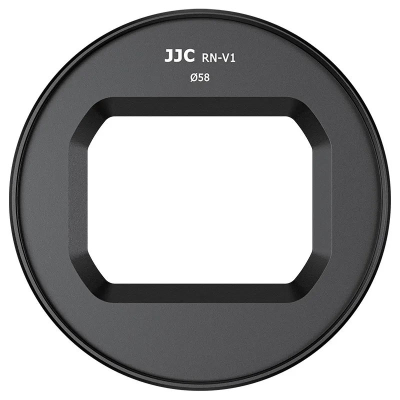  JJC 2-in-1 58 mm suodatinadapteri ja objektiivikansi Canon PowerShot V1