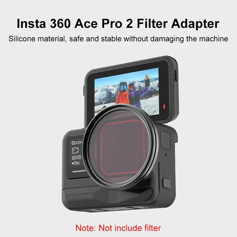  Puluz alumiininen suodatinpidike Insta360 Ace Pro 2 -kameraan – 49 mm Kamda – nopea toimitus ja turvallinen verkkokauppa