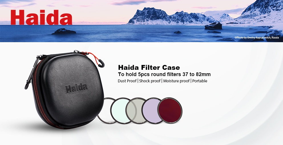  Haida suodatinlaukku 5 kameransuodattimelle, max 82 mm