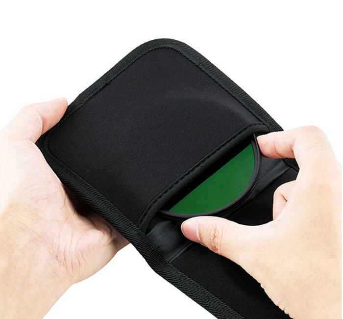  JJC suodatinkotelo 3 suodattimelle, enintään 82 mm