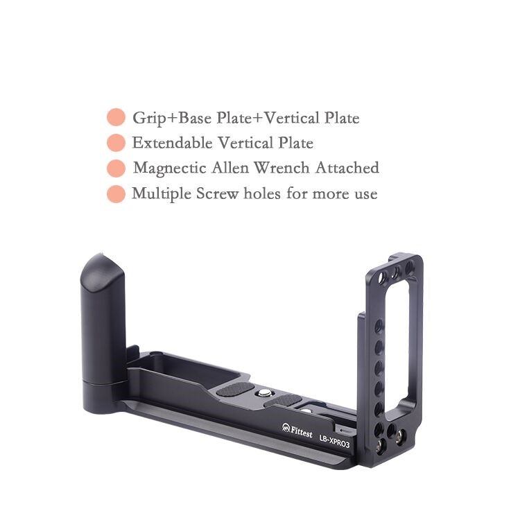  Fittest L-Bracket med handgrepp för Fujifilm X-Pro3