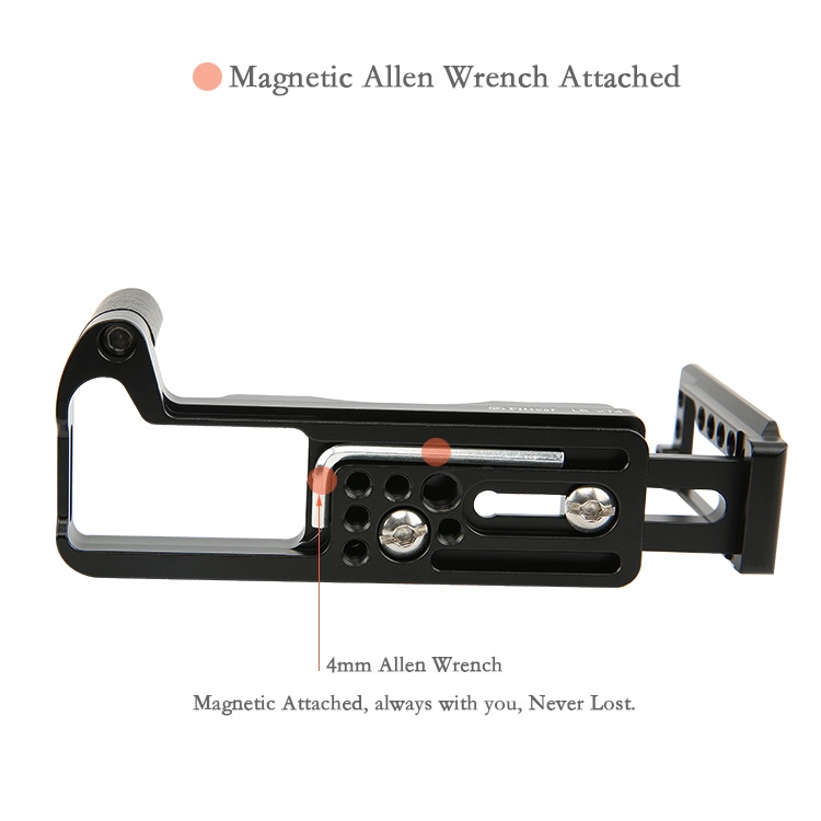  Fittest L-Bracket med handgrepp för Fujifilm X-T4