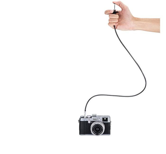  JJC Klassisk Trådutlösare med gängad avtryckarknapp 70cm